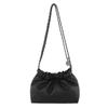 Fashionable Women's Solid Color Bucket Bag With Chic Chain Strap For Everyday Use