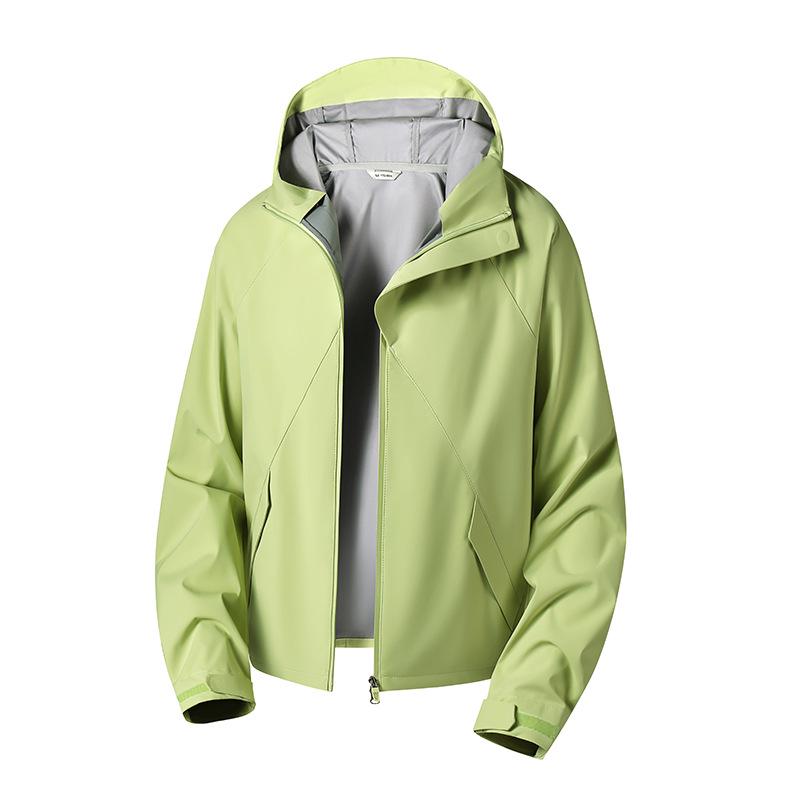 2026 Unisex Spring/Autumn Outdoor Hooded Shell Jacket - Waterproof, Men's & Women's Mountaineering Coat