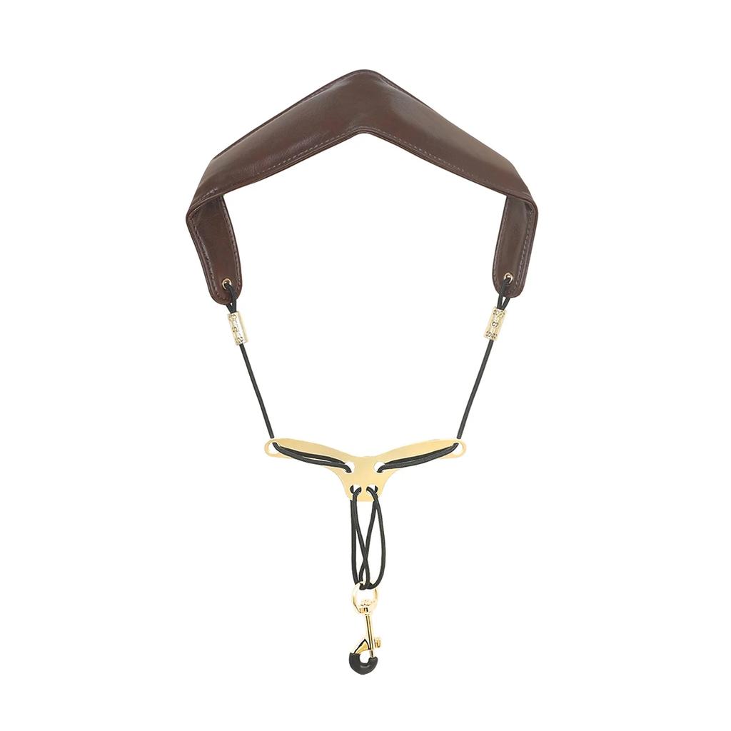 Tracolla per Sassofono Sling a Spalla per Sassofono Collo Cinghie Regolabili Imbracatura Cintura Metallica per Sassofono Contralto Accessori Imbottiti Laccio con Moschettone