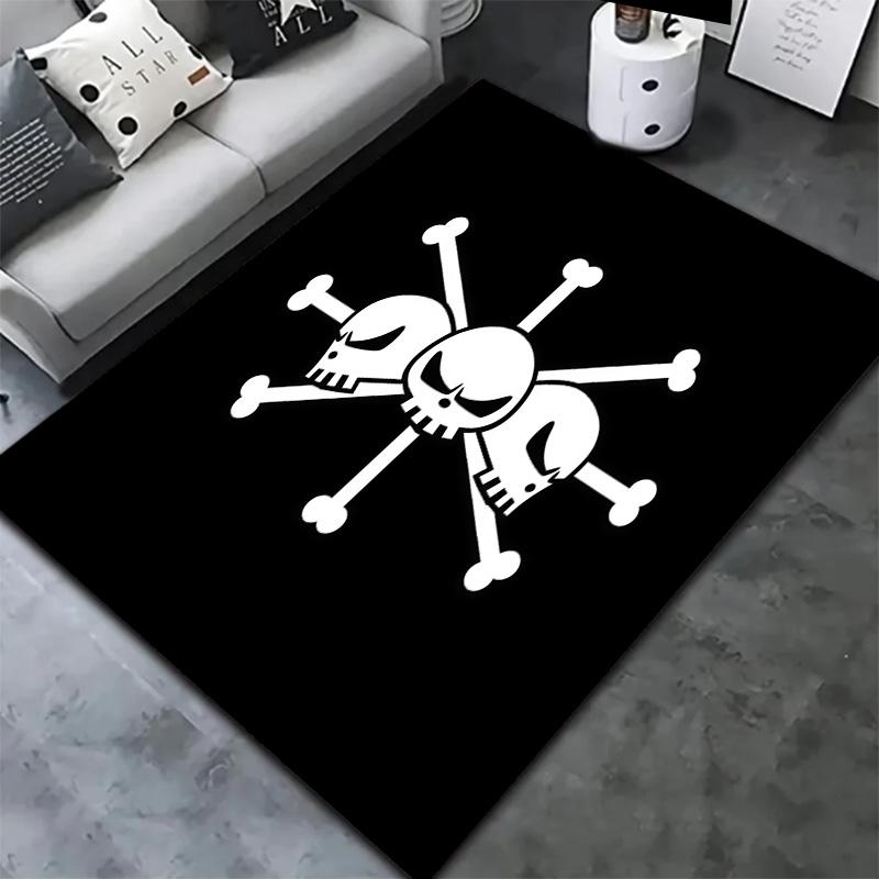 One Piece Logo Carpet Rug For Living Room Bedroom Home Sofa Decoration Kids Play Nonslip Floor Mat