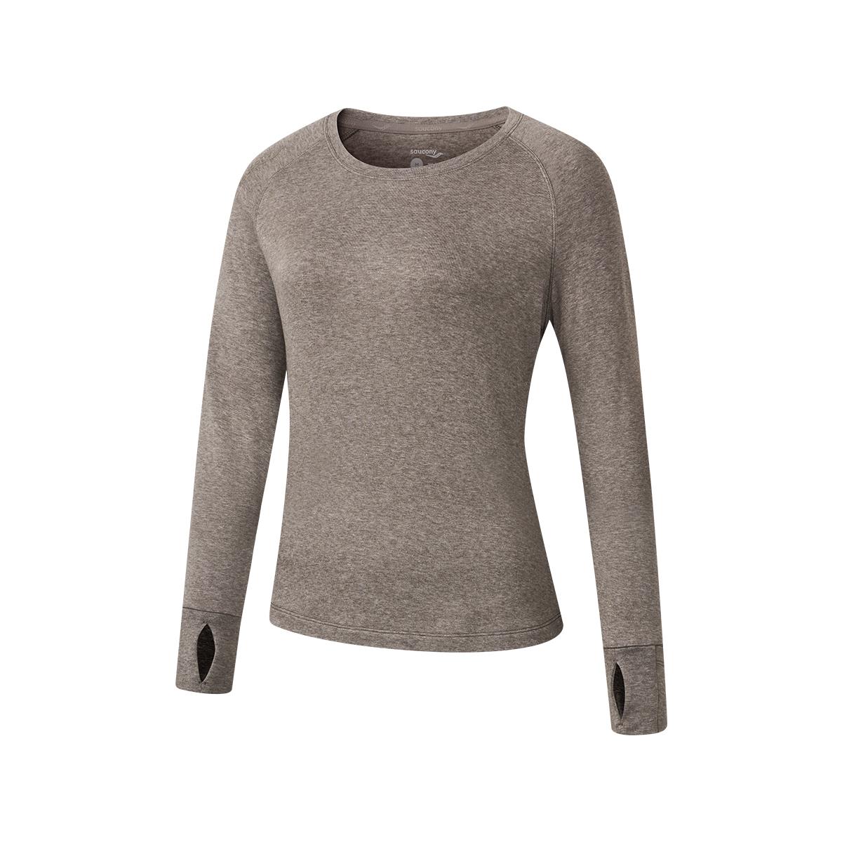 

Saucony Comfortable Crew Neck Pullover Soft Long Sleeve T-Shirt Unisex tops SA1250LT13L-GR137 M