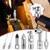 Grease Tool Mouthpiece with Lubricator Connection Nipple Adapter Grease Tool Attachment Flexible Extension Hose Coupler