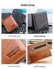 Men's Retro Genuine Leather Folding Wallet and Card Holder