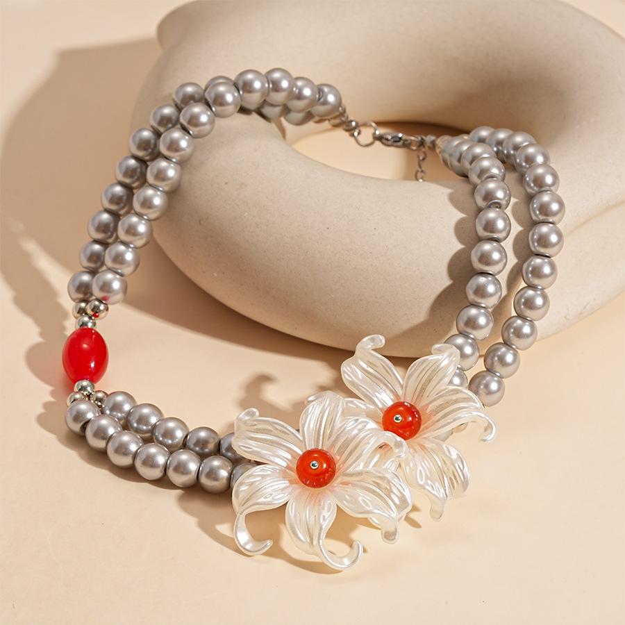 

Сережки та намисто зі стразами з полімерної смоли в середньовічному стилі: Високоякісна модна біжутерія для жінок