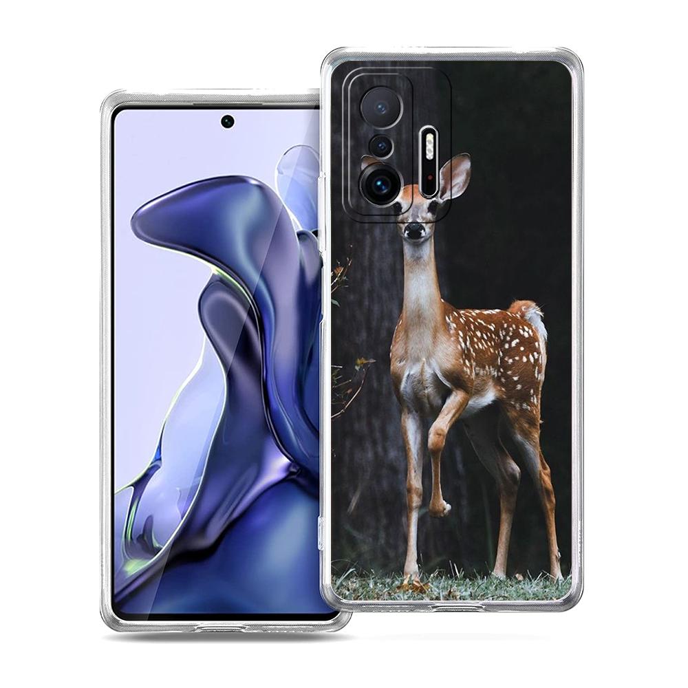 Camouflage-Handyhülle für die Hirschjagd für Xiaomi 14 13 12 Lite Mi 11 11X 13T 12T 11T Hülle für Poco X5 X4 X3 NFC F5 F4 M4 Pro 5G Schale