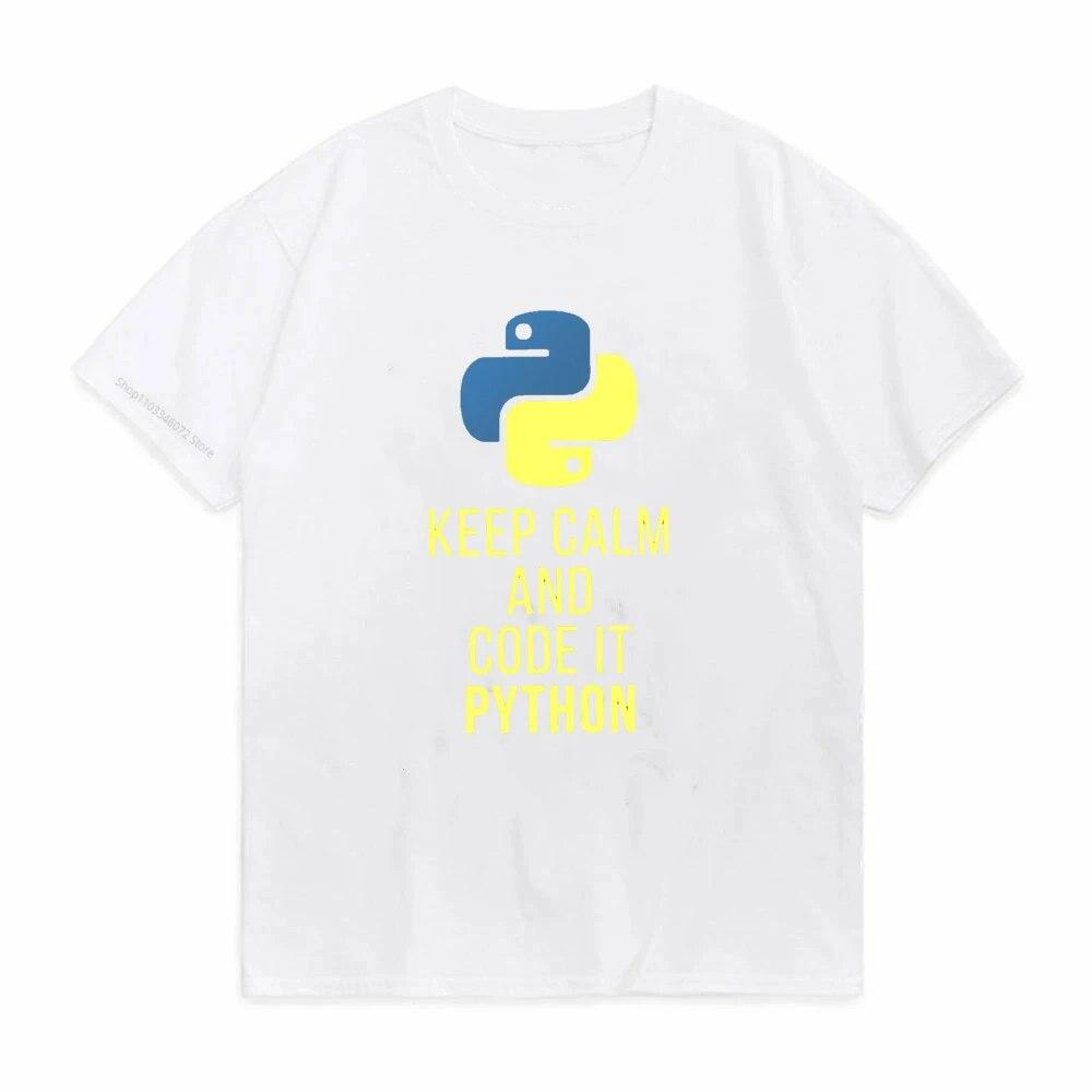 Vintage Python T-Shirt Programmierer Computer Software Entwickler Unisex T-Shirt Programmierung Coder Shirts Coding T-Shirts Tops Kleidung