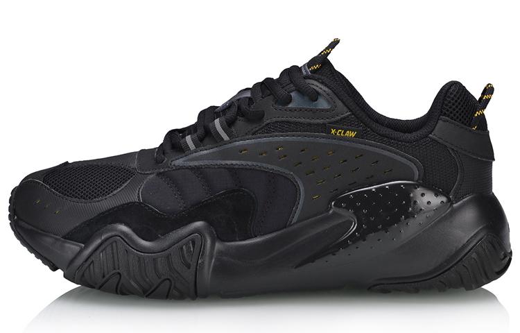 Li Ning X Claw Lite Низкие Спортивные Повседневные Кроссовки Мужские Черные AGLQ003-4 43