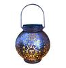 Outdoor Solar Lights Iron Garden Sun Face Projection Landscape Lamp Moon Star Floodlight
