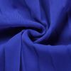 Women V Neck Long Sleeve Pleated A Line Solid Color Lace Up High Waist All Match Dresses S-XXL