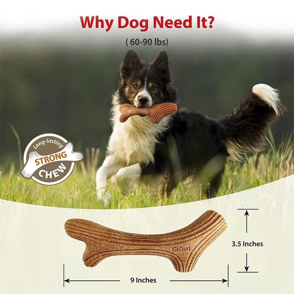 Creative Puppy Molar Toys Bone Shape Dog Interactive Toys Portable Dog Chew Stick  Pet Dental Care
