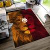 Galatasaray Lion Pride Floor Rug Office Rug Design for Outdoor Study Room Decorate Room Entryway Antislip Carpet Decorate Offices Best for Christmas