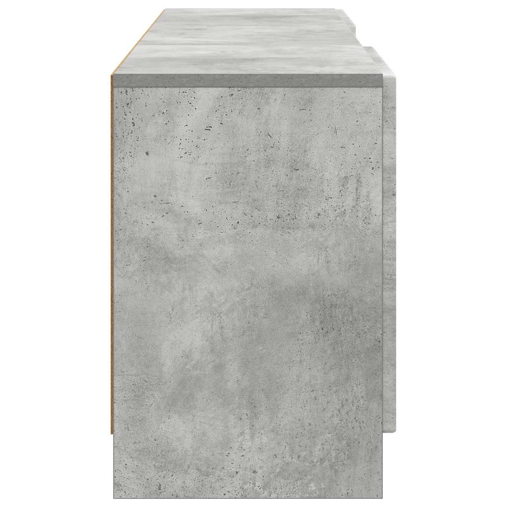 TV Cabinet Concrete Grey 150 x 31 x 47 cm Particleboard
