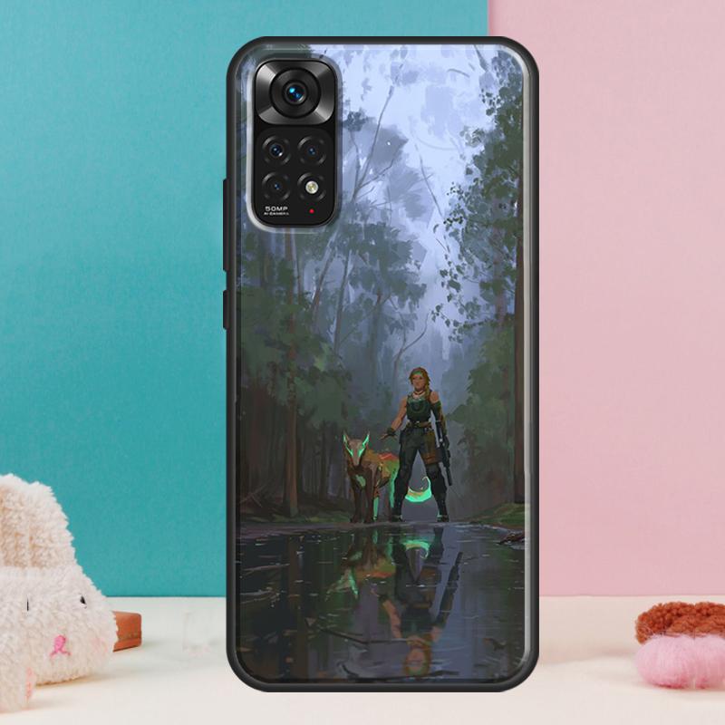 V-Valorant Case For Xiaomi Redmi Note 13 12 Pro 14 11 9 10 9S 10S 11S 12S Redmi 14C 13C 10C 12C Cover