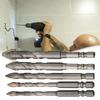 Eccentric Drill Bit Set Staggered Edge Design Create Special Cutting Path Convenient Chip Removal Tight Grip on Drill
