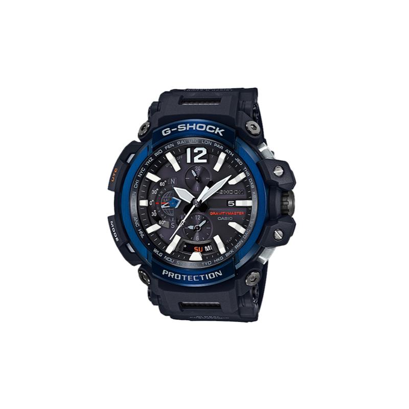 

Casio LCD/Pointer Dual Display Series G-SHOCK Aerospace Series Texture Quartz Movement Resin Strap Japanese and Korean Watch Men s Watch GPW-2000-1A2 сірий колір