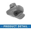 Sun Visor Clip 88217-S04-003ZA for Honda Civic 1996-2008 2pcs Plastic Gray