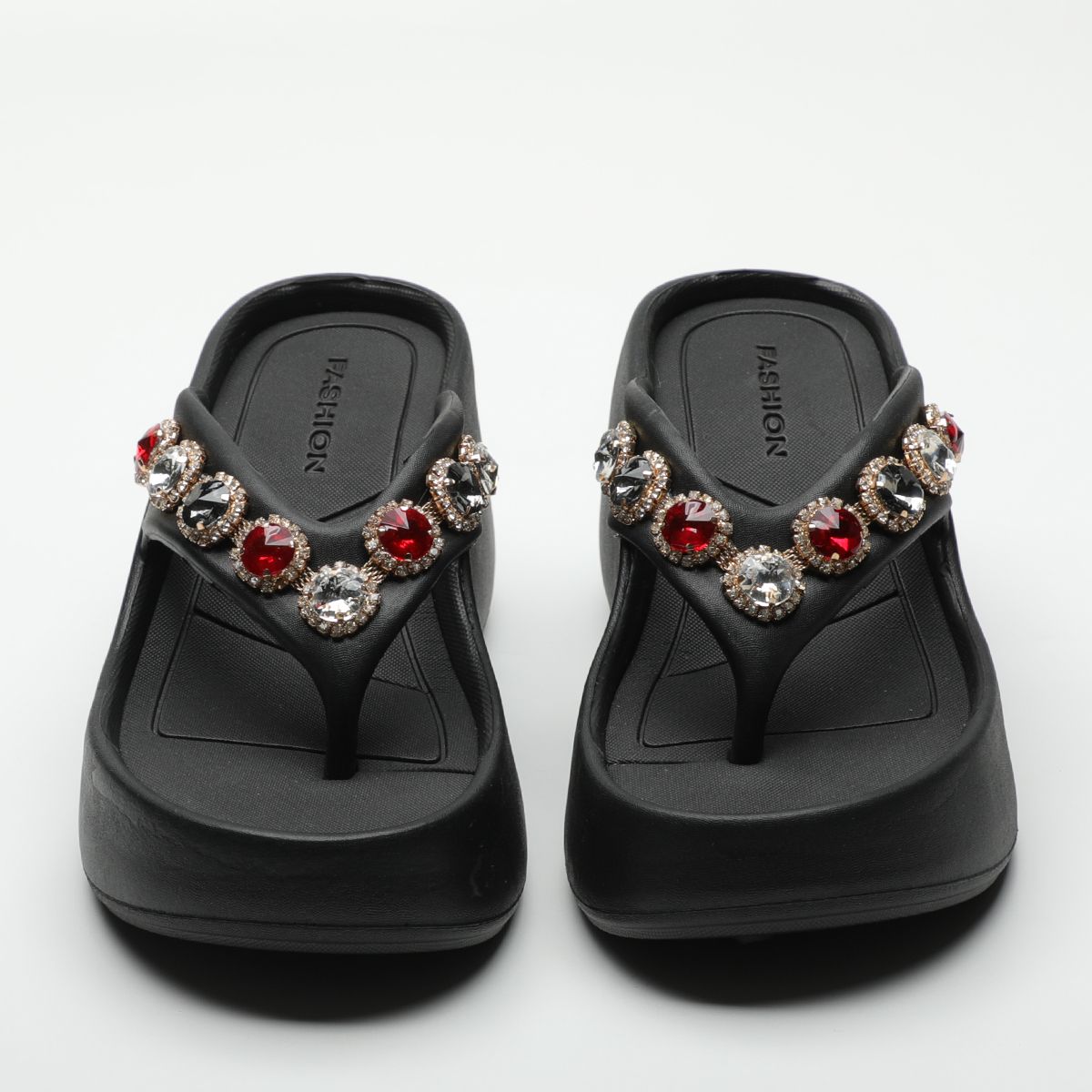 

Shoes Height Jewels Slides Crystals Rhenstone Women s Slippers and Ladies Sandals Outside Small Size 39 Natural Skin Non Slip 39-40