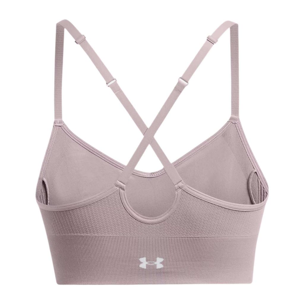 Under Armour Vanish Comfortable Stylish Minimalist Versatile Sports Bra Women Underwear Light-Purple 1384417-015