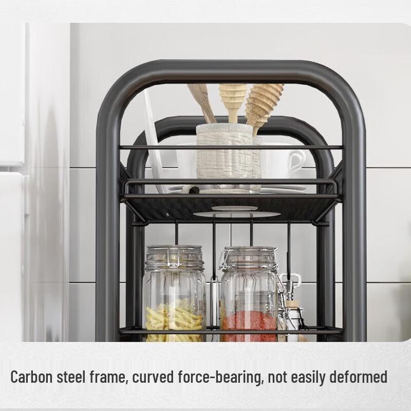 Hufeng Multi-layer Rolling Kitchen Storage Cart