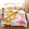 3D Print Seizei Ganbare! Mahou Shoujo Kurumi Bedding Set Single Twin Full Queen King Size Bed Set Adult Kid Bedroom Duvetco