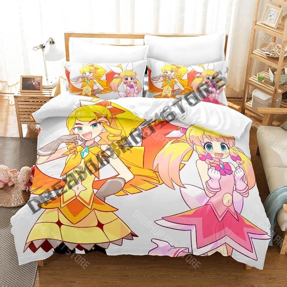 3D Print Seizei Ganbare! Mahou Shoujo Kurumi Bedding Set Single Twin Full Queen King Size Bed Set Adult Kid Bedroom Duvetco