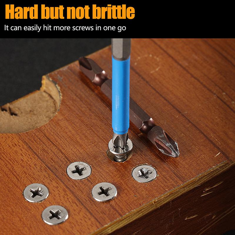 7/10 Stück Kreuzschlitz Rutschfest Schraubendreher Bohrerbit Set 7 Verschiedene Größen Magnetisch Elektrische Schraubendreher Kopfbit Elektrowerkzeug Zubehör
