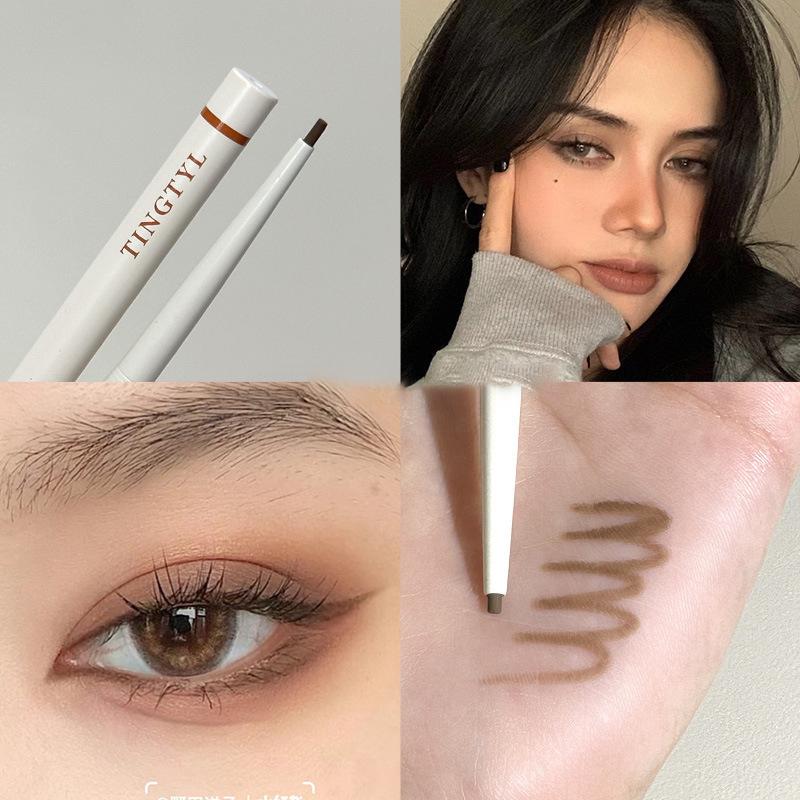 Matte Lying Silkworm Eyeliner Gel Stift Wasserdicht Nicht Verschmierend Schnell Trocknend Augen Liner Stift Teebraun Lidschatten Stift Make-up
