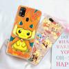 Transparent Case for Samsung A04 A14 A23 A34 A54 M23 M33 M52 M53 Realme Narzo 50 50I 50a Prime C35 C55 C30S 10 9 Pro K-87 Cute Pikachu