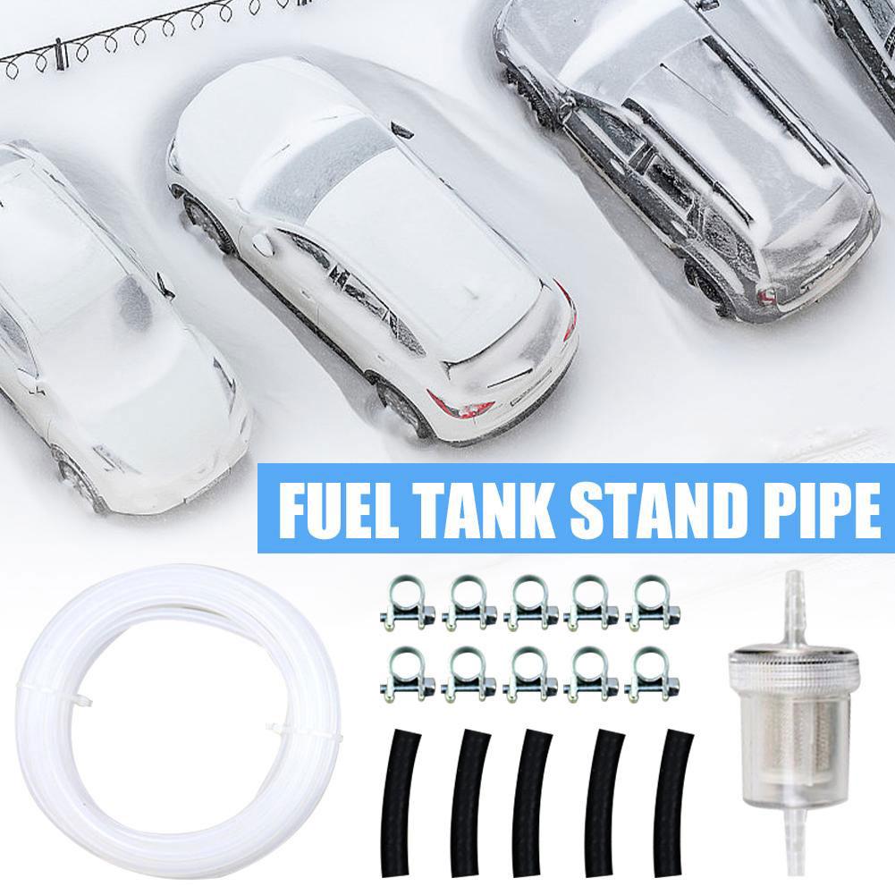 5M Fuel Tank Standpipe Kit Replaceable Parking Heater Fuel Line Kit for Eberspacher/ Webasto Heater Diesel Hose Clip
