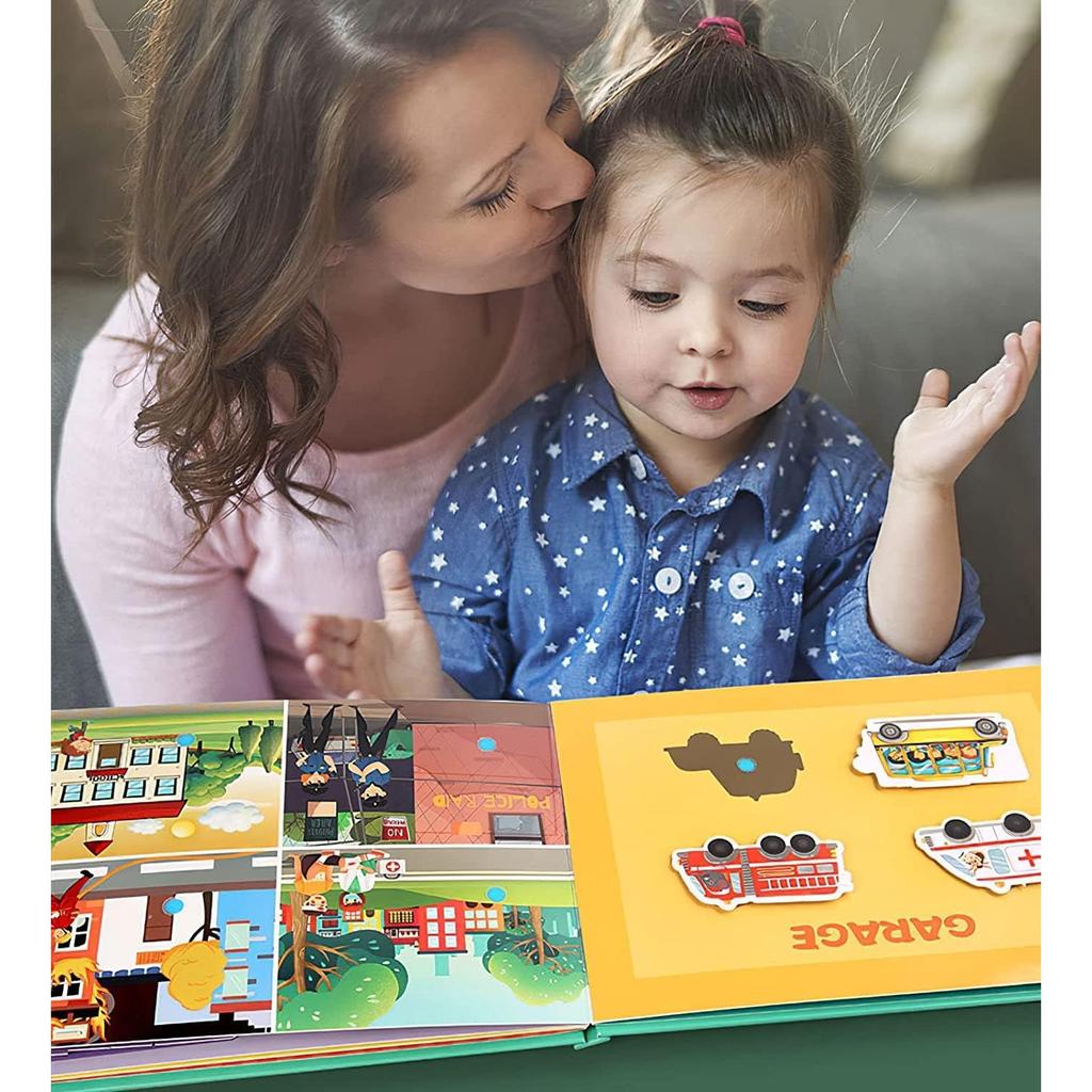 Montessori Quiet Book,Montessori Toy, Quiet Book, Interactive Busy Book, Quiet Book for Early Education, Educational Toy for Children From 3 Years
