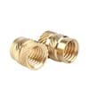 Yigu Tu Ba Hot Melt Copper M2M10 Double Knurled Insert Nut for Injection Molding
