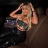 INS European and American style autumn and winter new women's clothing fashionable neck sexy backless straps slim diamond-encrusted small vest