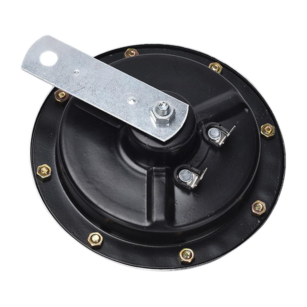 12V Loud Car Horn Speaker Dual Tone Electric Pump Loud Air Horn Loud Alloy Coil Car Air Horn High Low Tone Loud Sound Speaker