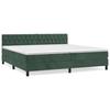 VidaXL Divan Bed and Mattress Dark Green 200x200cm Velvet - Model 3141506
