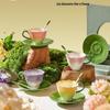 JOYYE Underglaze Ceramic Cup & Saucer Gift Set