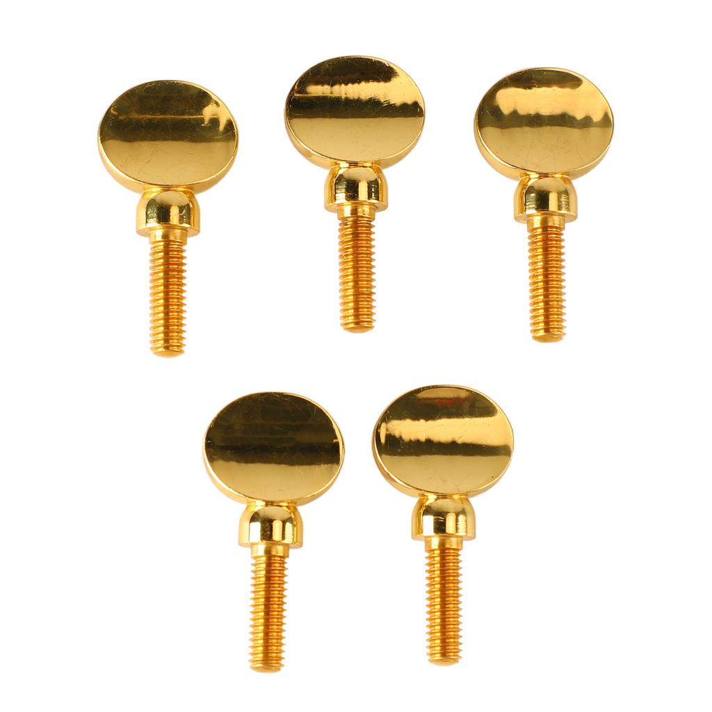 5 Pcs Saxophone Neck Receiver Tightening Screw Brass High Hardness Sax Neck Screw