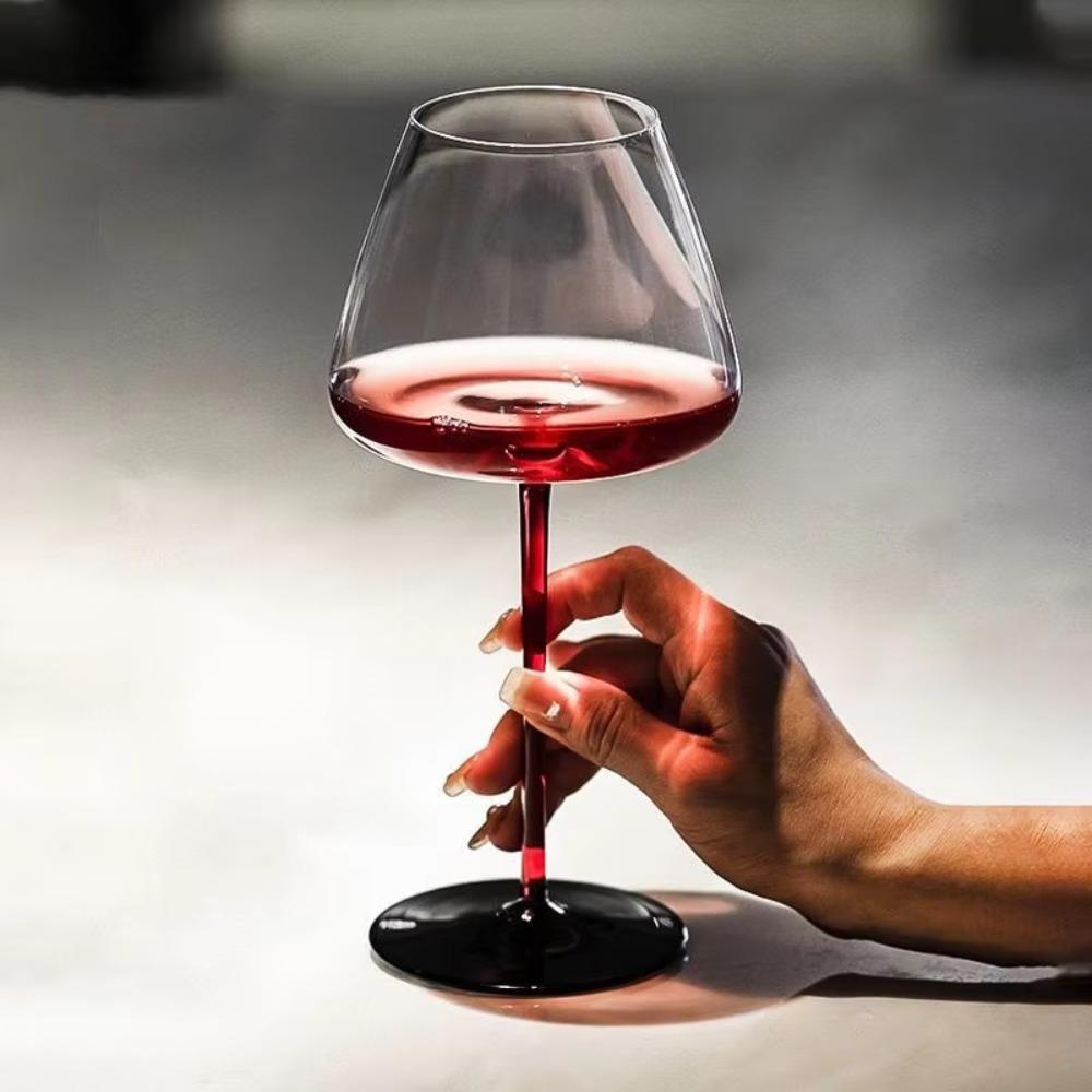 2pcs European Style Crystal Red Wine Glasses Red Holder Red Wine Cup Luxury Champagne Goblet  Party