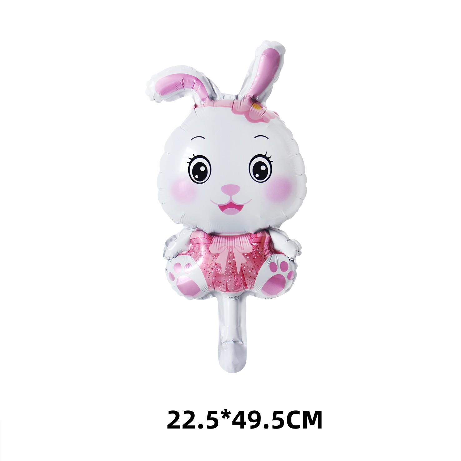 

10pcs Mini Animal Aluminum film balloon Cartoon Rabbit Balloon Children Birthday Party Decoration Baby Shower Toys event props Other изумрудный