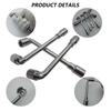 L Shaped Angled Hex Socket Wrench Double-Head 6/7/8/9/10/11mm Elbow Hex Wrench for Mechanic Repair Tool