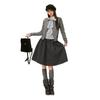 25th OOTD! | Women's Thick Woolen Midi Skirt: A-line, Elastic Waist, Slim-Fit Umbrella Design for Autumn/Winter 2025
