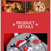 Winter Cute Girls Christmas Gloves Kids Warm Cartoon Gloves Students Fingerless Writing Gloves with Flip Cover 7-13Y