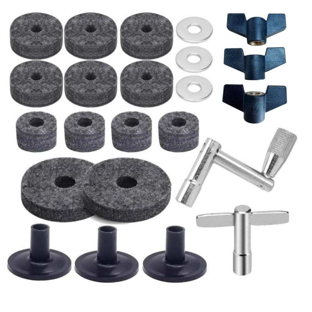 Drum Kit Felt Pad Set (12/18/21/23) - Non-slip Accessories
