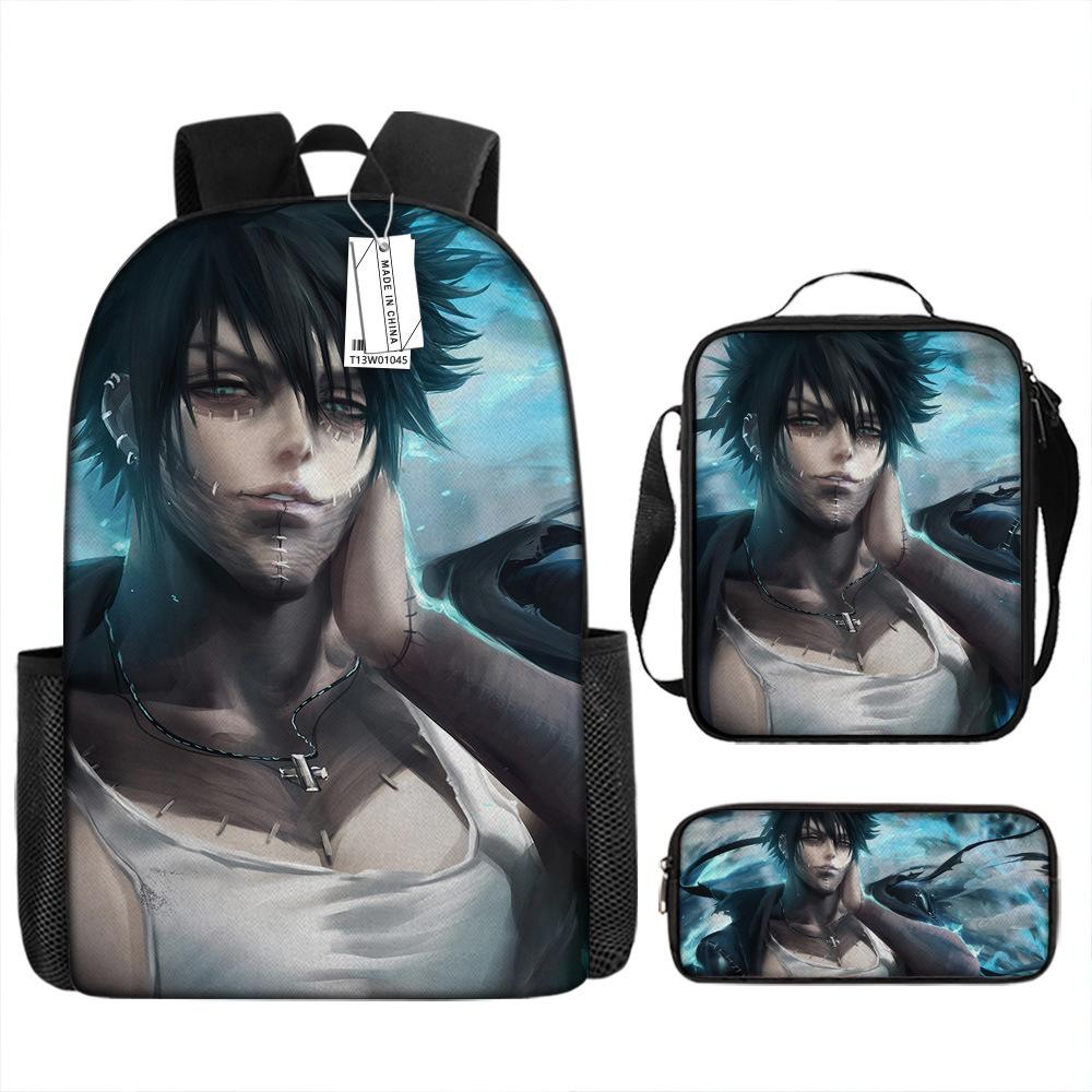 

Моя геройская академия Моя геройская академия Школьная сумка Снижение нагрузки Дышащая спинка Детский рюкзак для начальной школы Аксессуары Pencil case