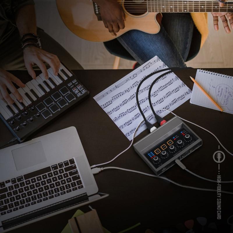 Easy to Use Sound Recording Interface for Various Skill Levels in Home or Studio Settings