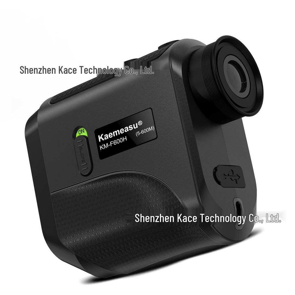 Rechargeable Handheld Binoculars with Laser Rangefinder for Outdoor Golf: Measures Height, Angle, and Speed