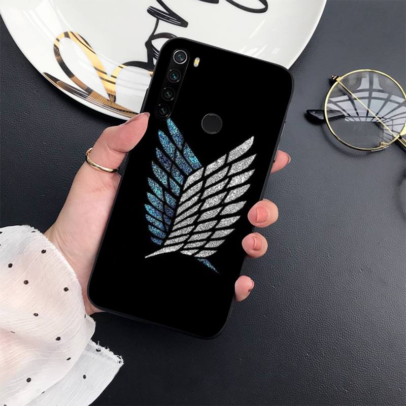 Attack On Titan japanese anime Phone Case For Xiaomi Redmi note 7 8 9 t max3 s 10 pro lite coque shell cover funda
