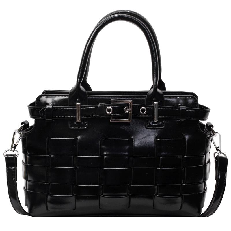 Women bags women's bags 2025 new Korean version fashion handbag large capacity shoulder woven tote bag