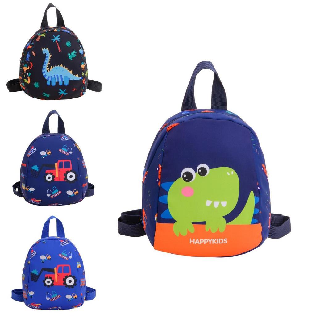 Kindergarten Dinosaur Print Backpack Breathable Lightweight School Bag For Girls