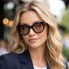 New round frame sunglasses European and American retro simple neutral versatile explosive letter fashion sunglasses