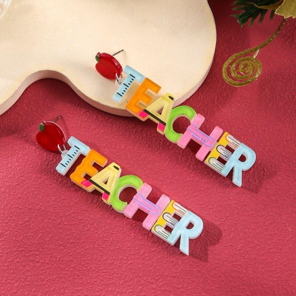 

Acrylic Eardrop Colorful Dangle Earrings Unique Tassel Earrings Party разноцветный